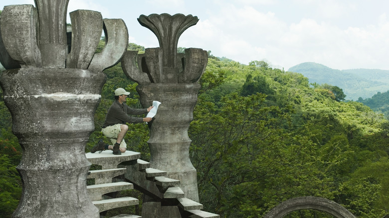 Stairway to the Sky sculpture in Las Pozas