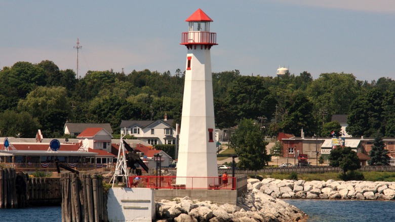 View of Wawatam Lighthouse