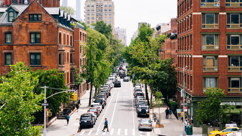 Street in New York City during the day