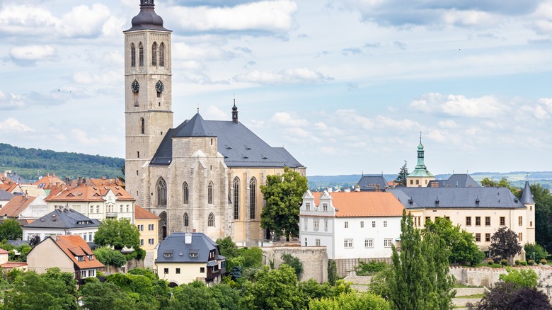 Aerial view of Kutna Hora