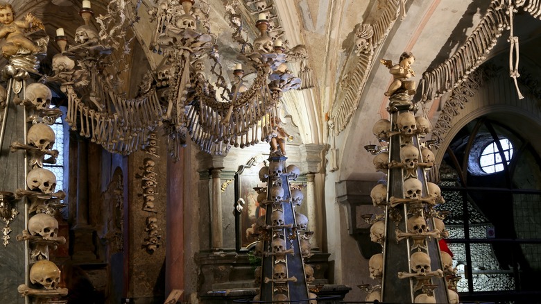 Interior of the Sedlec Ossuary