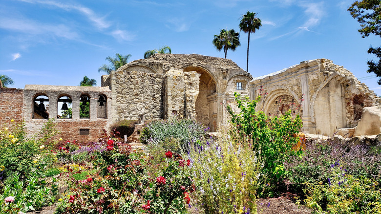 Exterior of the Mission San Juan Capistrano