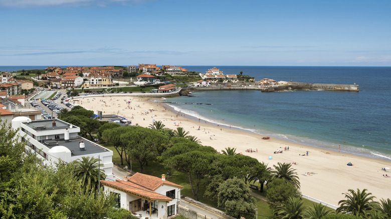 The town of Comillas, Spain