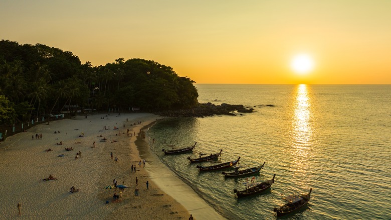 Freedom Beach at sunset