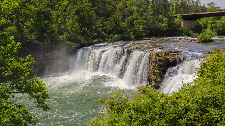 Little Rock Falls in Little Rock Canyon National Reserve