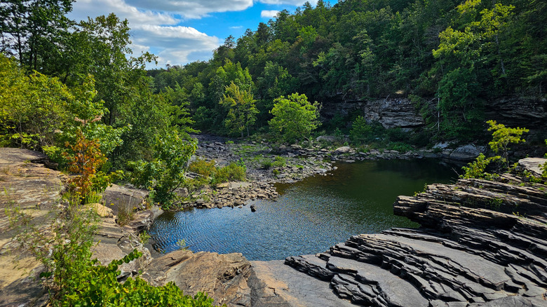 Little River Falls during a summer draught