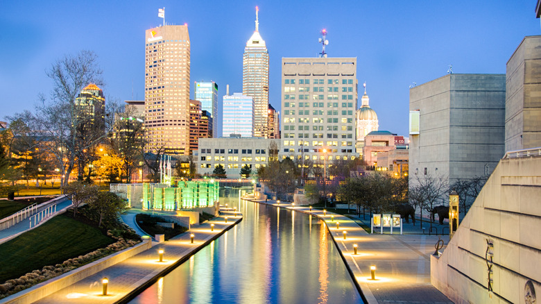 View of downtown Indianapolis