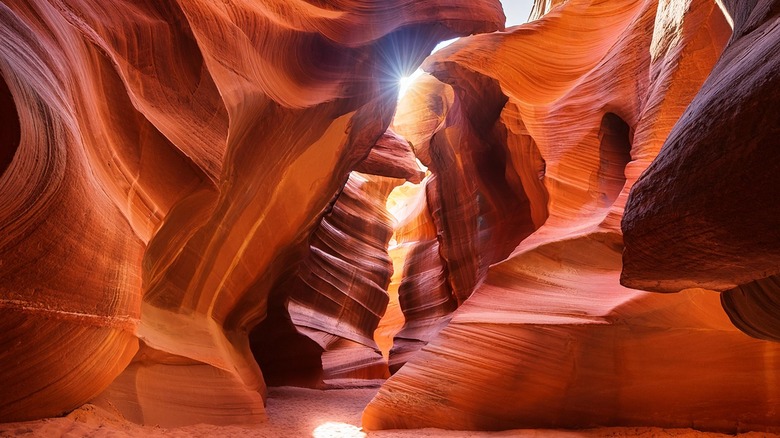 A view of Antelope Canyon