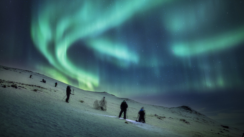 Northern lights above Abisko, Sweden