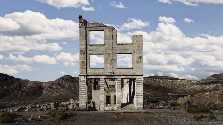 Bank ruins in Rhyolite