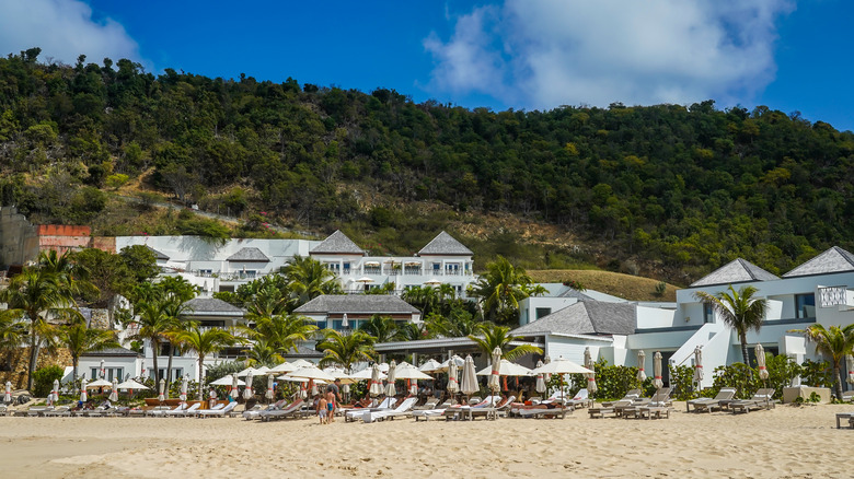 Exterior of Cheval Blanc St Barth