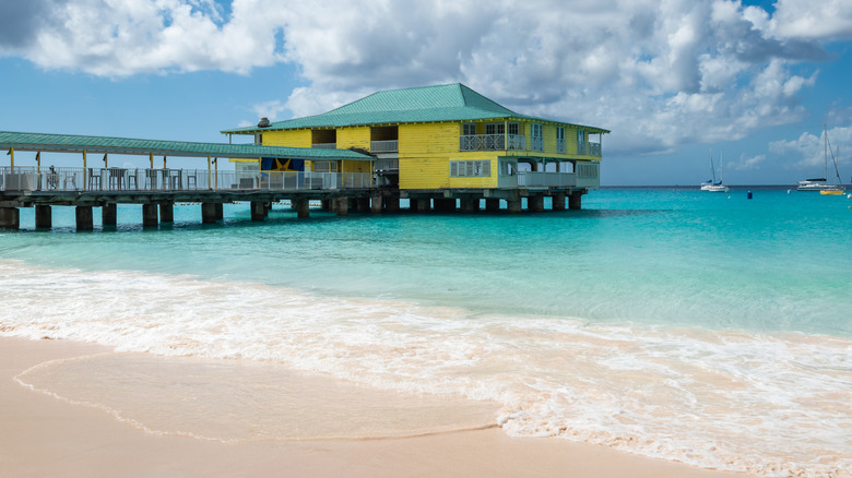 Pebbles Beach in Bridgetown, Barbados