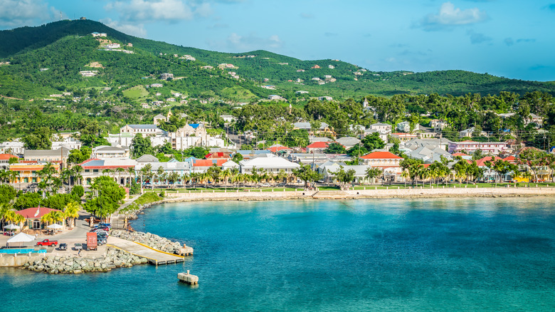 An overview of St. Croix, U.S. British Virgin Islands