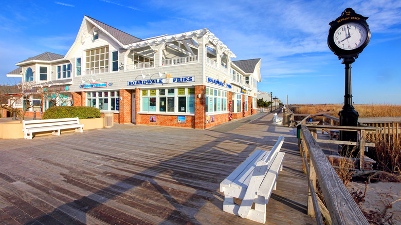 Bethany Beach boardwalk in Delaware