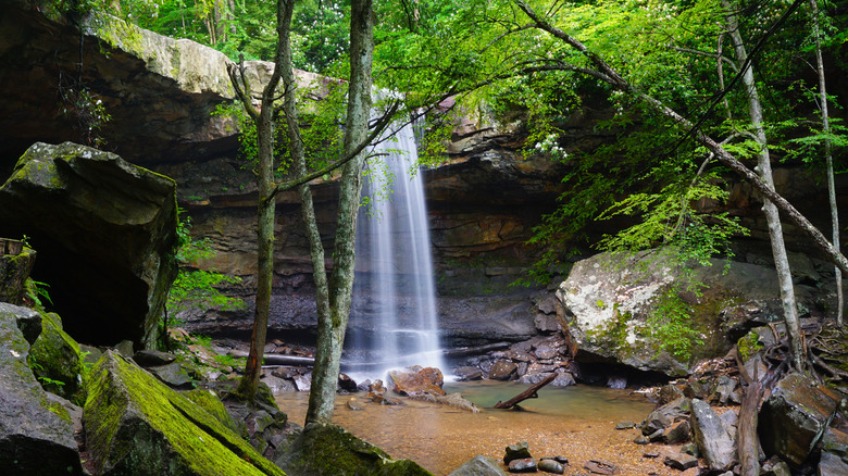 Cucumber Falls in Pennsylvania's Ohiopyle State Park