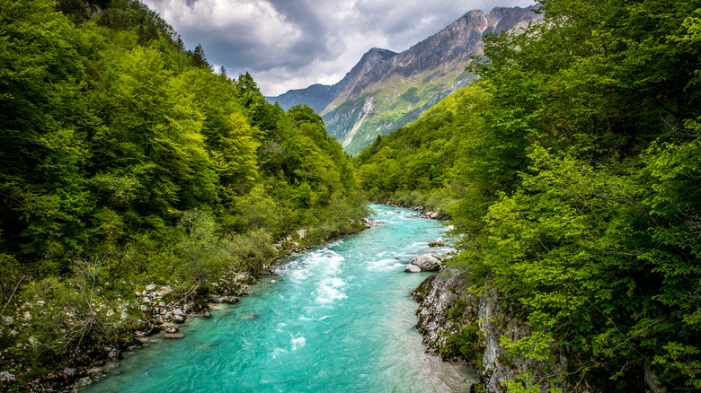 Soča River in Slovenia