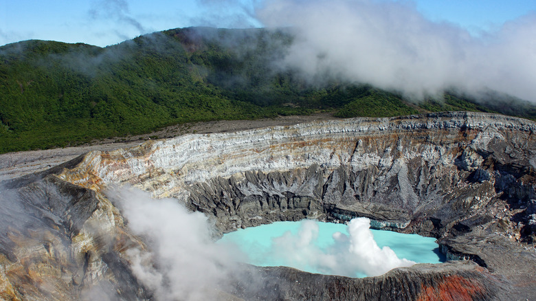 Inside the crater of Poás Volcano