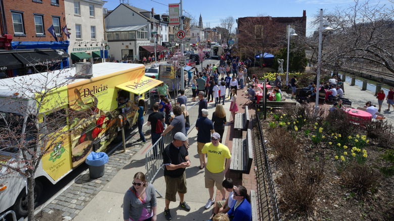 Food truck festival in Philadelphia