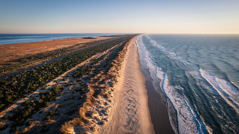 North end of Ocracoke Island beaches