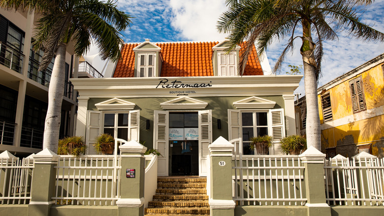 Pietermaai Boutique Hotel exterior in heritage-style building