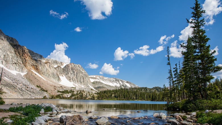 Lake Marie off the Snowy Range Scenic Byway