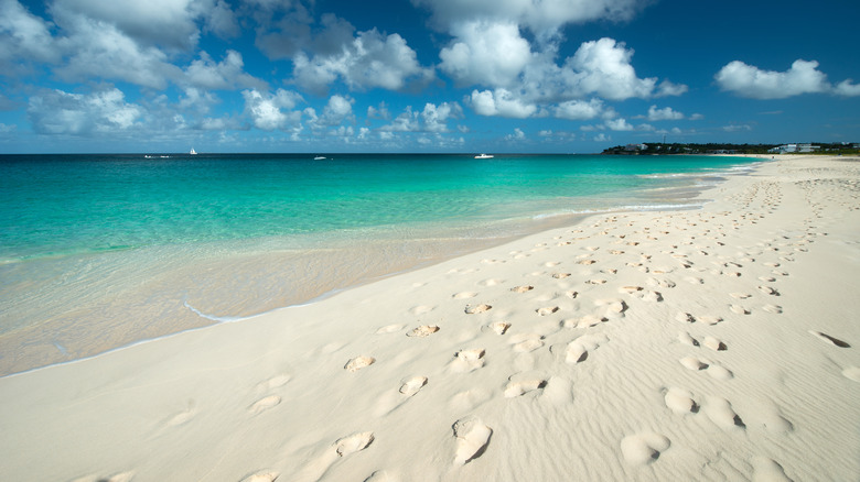 Tropical beach on Anguilla