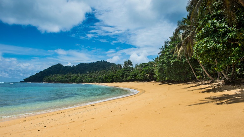 Praia Cabana beach São Tomé