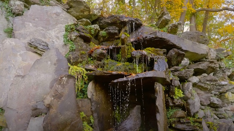 Waterfall at Innisfree Garden