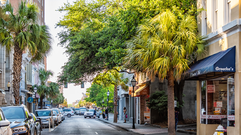 Downtown King Street in Charleston