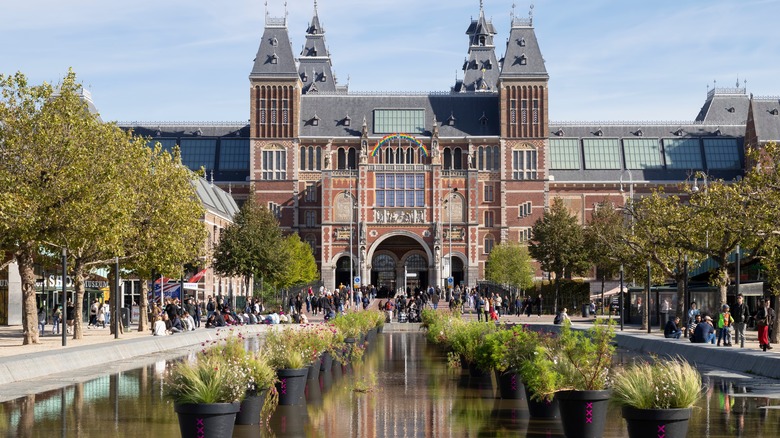 The Rijksmuseum, the state museum of The Netherlands, in Amsterdam