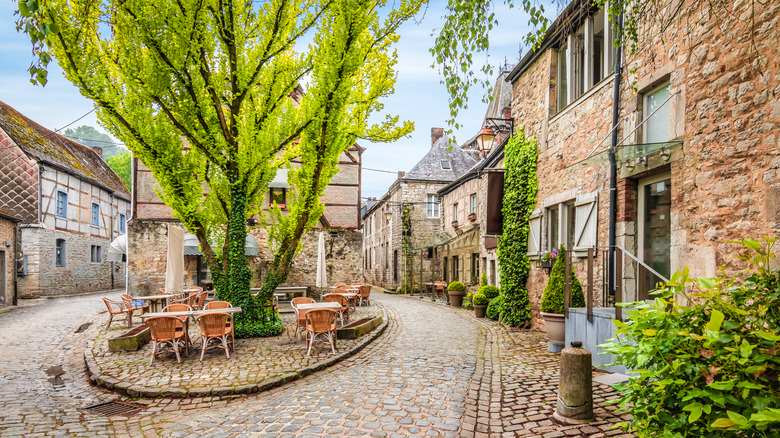 Cobbled streets & medieval buildings, Durbuy