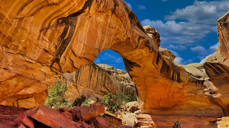 Hickman Bridge at Capitol Reef National Park in Utah