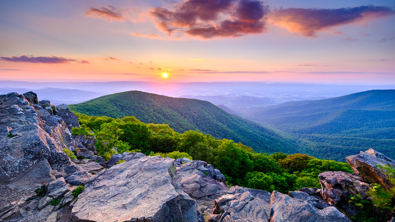 Hawksbill Mountain in Shenandoah National Park