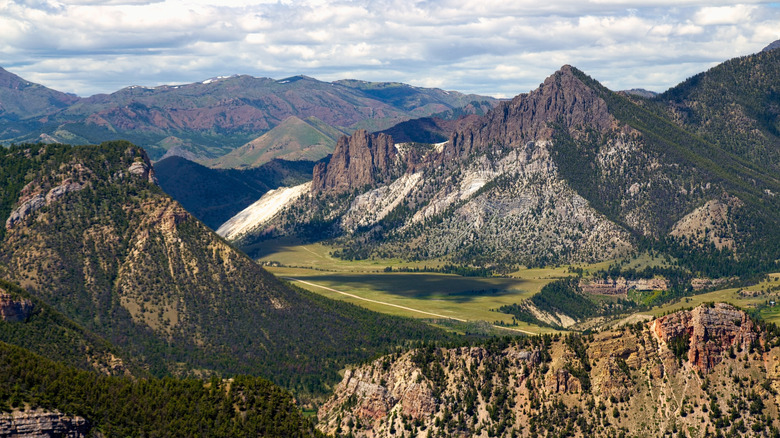 View of Sunlight Basin, Wyoming