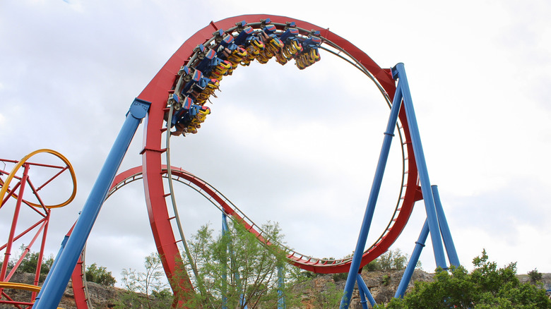 SUPERMAN™ KRYPTON Coaster at Six Flags Fiesta Texas,