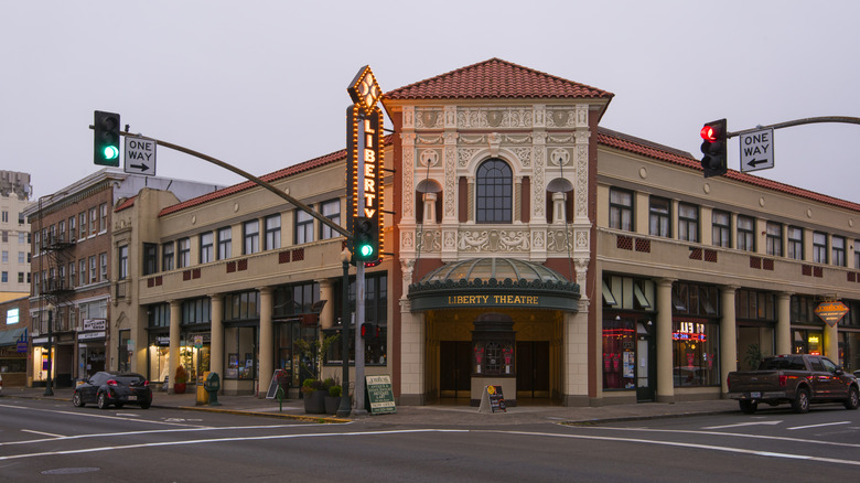 Liberty Theatre in downtown Astoria, OR