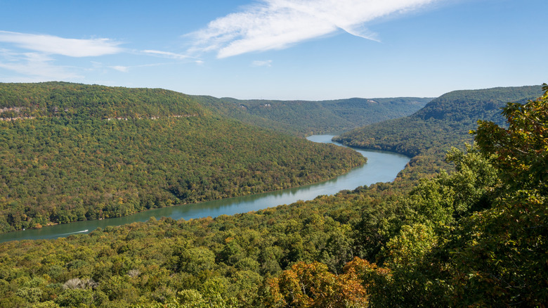 overview of Tennessee River Gorge