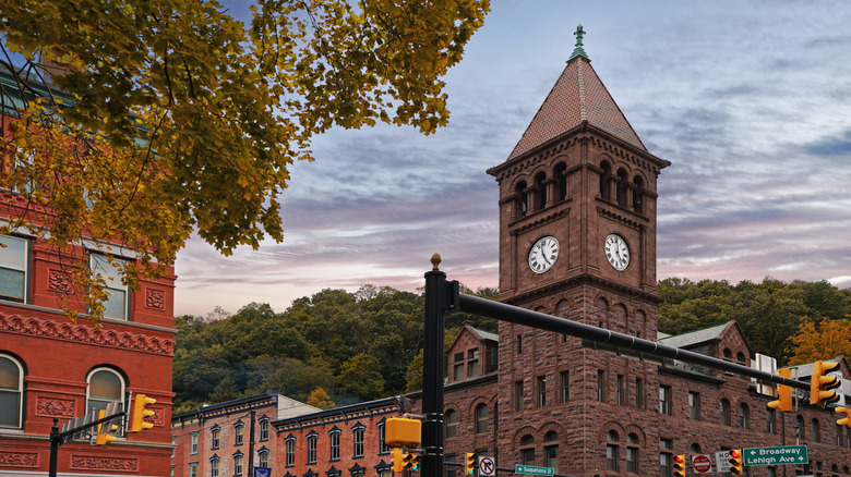 Buildings in downtown Jim Thorpe