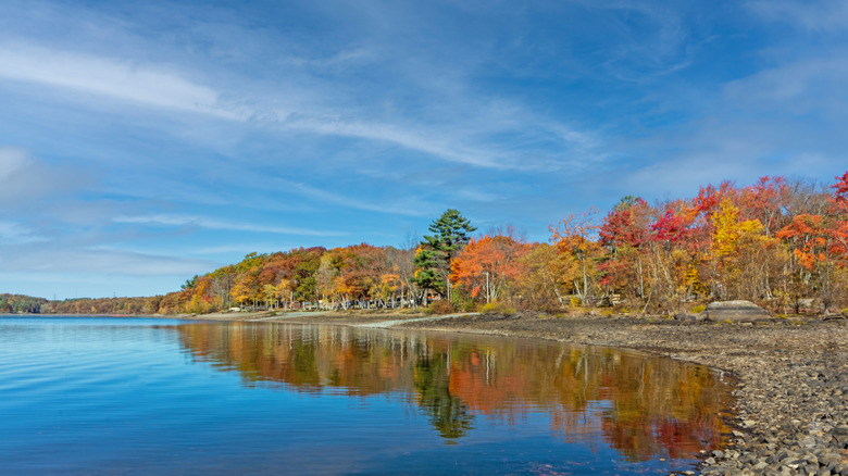 Lake Wallenpaupack in the fall