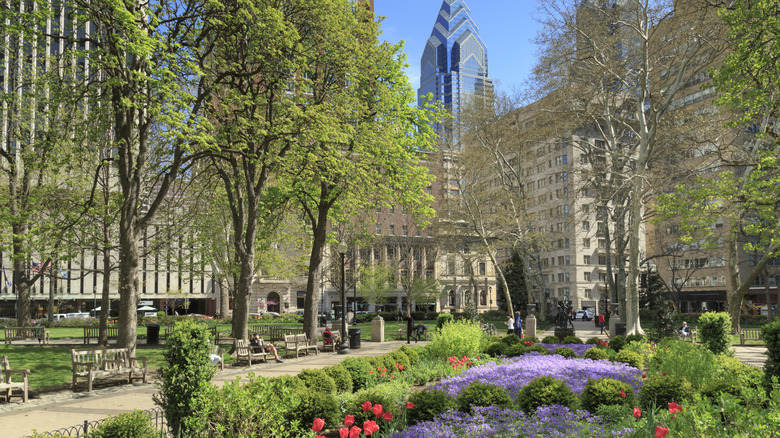 Rittenhouse Square in Philadelphia, PA