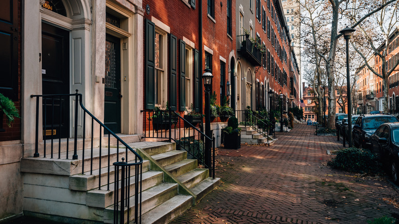 Row houses in Rittenhouse Square