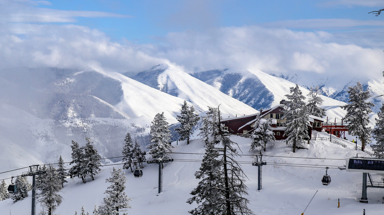 View of Sun Valley's Roundhouse Restaurant