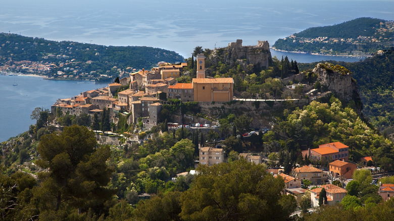 The hilltop town of Èze on the French Riviera