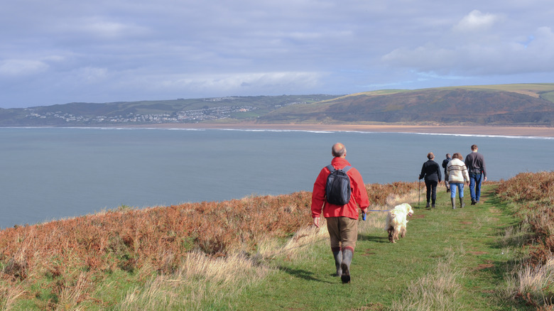 people walking on Baggy Point