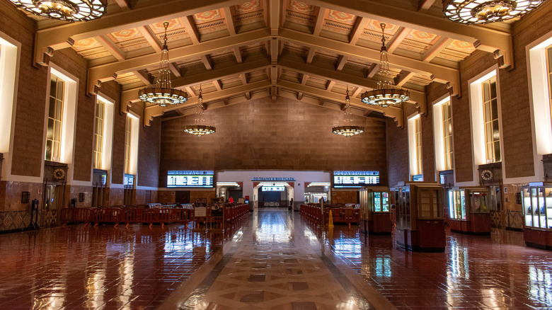 Inside Union Station, Downtown LA