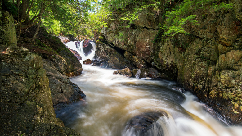 Auger Falls is located just north of Wells, New York