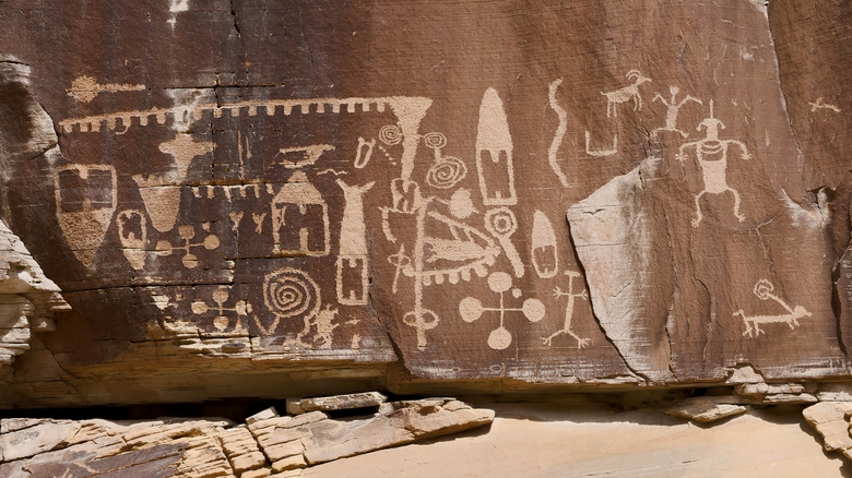 Petroglyphs in Gold Butte National Monument