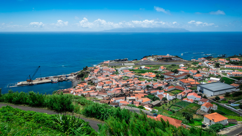 Village on Corvo in the Azores