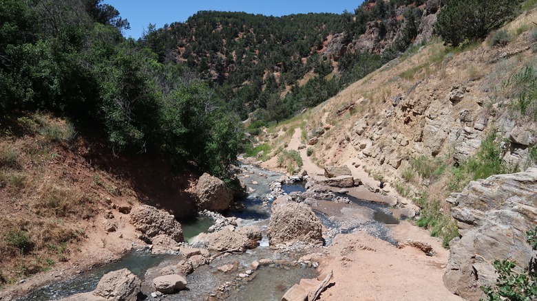 View of a valley