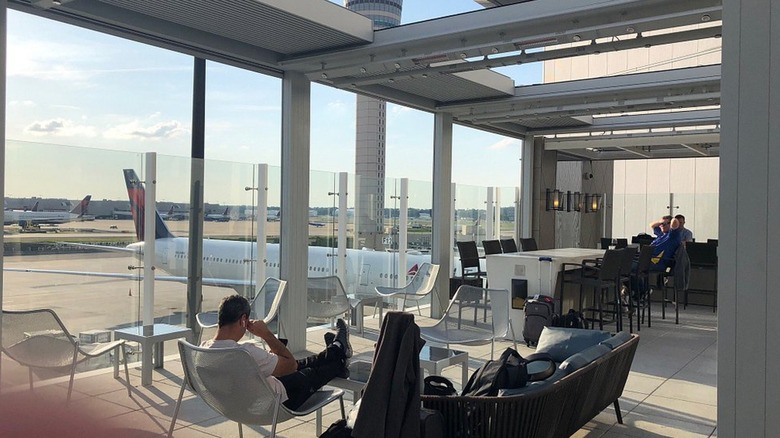 The Delta Sky Club at Atlanta Airport